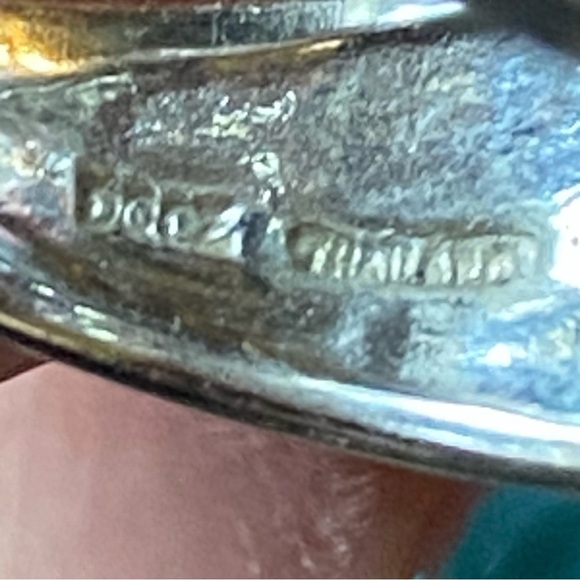 Diamonique Vintage QVC CZ Cluster Band Sterling Silver Ring Sz 5 - Picture 9 of 12